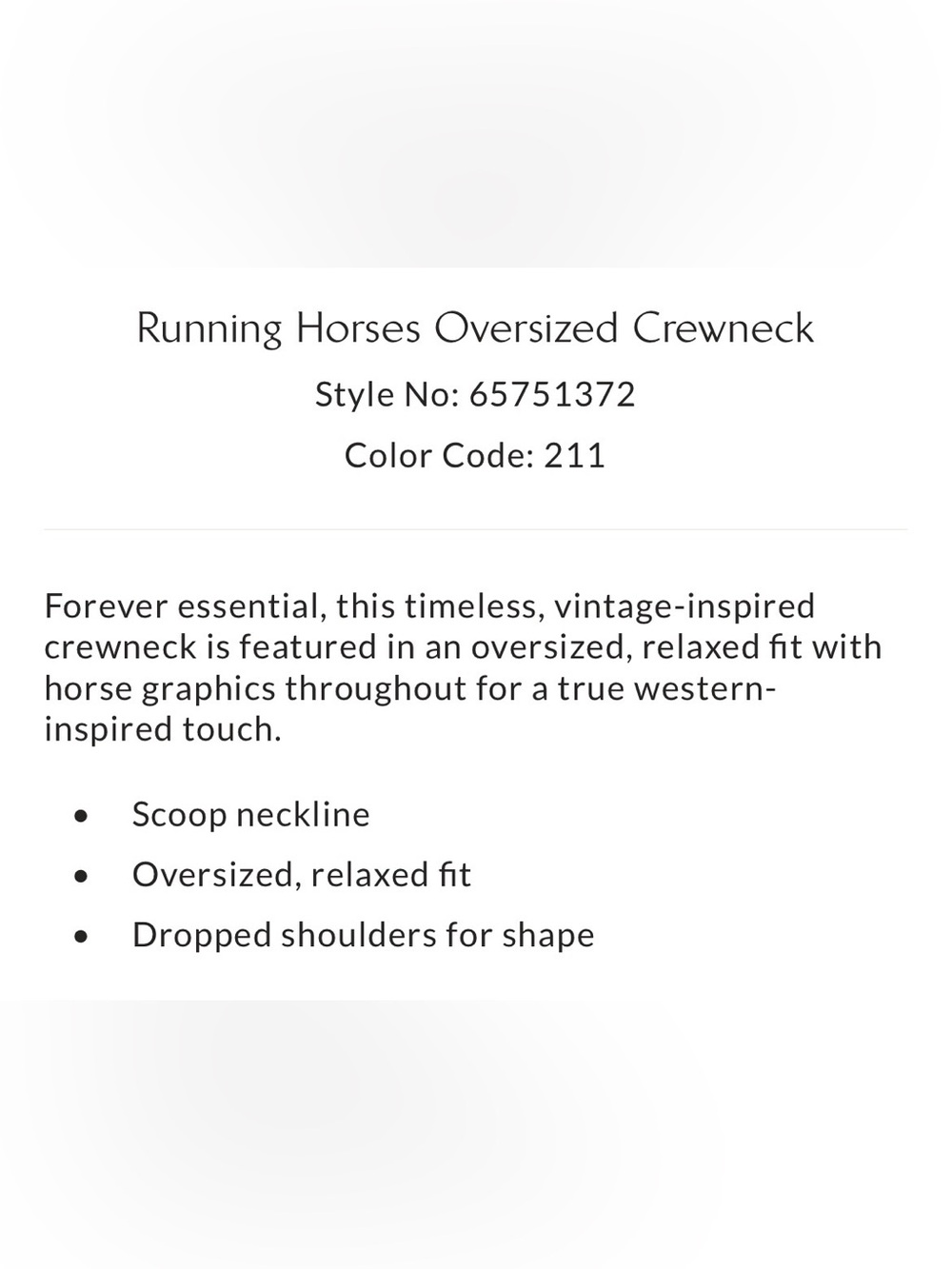 Free People x Daydream Running Horses Crewneck - Picture 4 of 8
